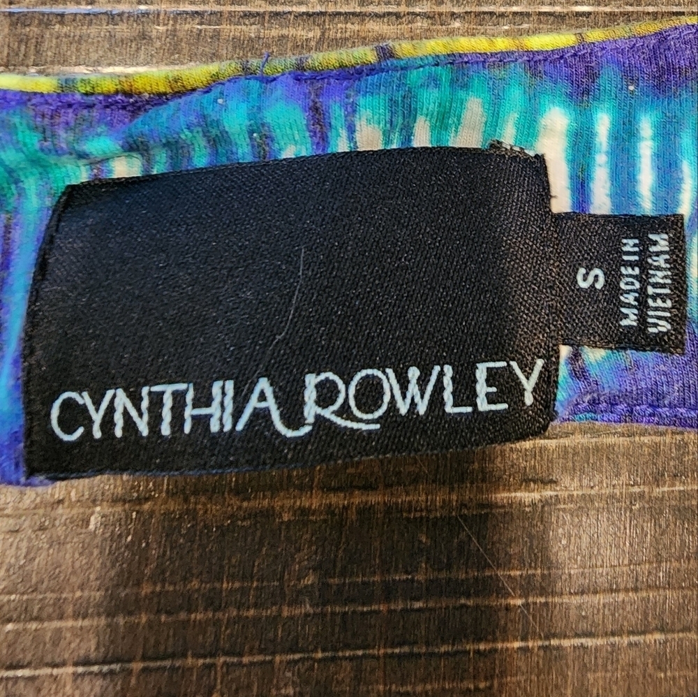 Cynthia Rowley Blue, Green and White Design Sundress - Picture 6 of 7
